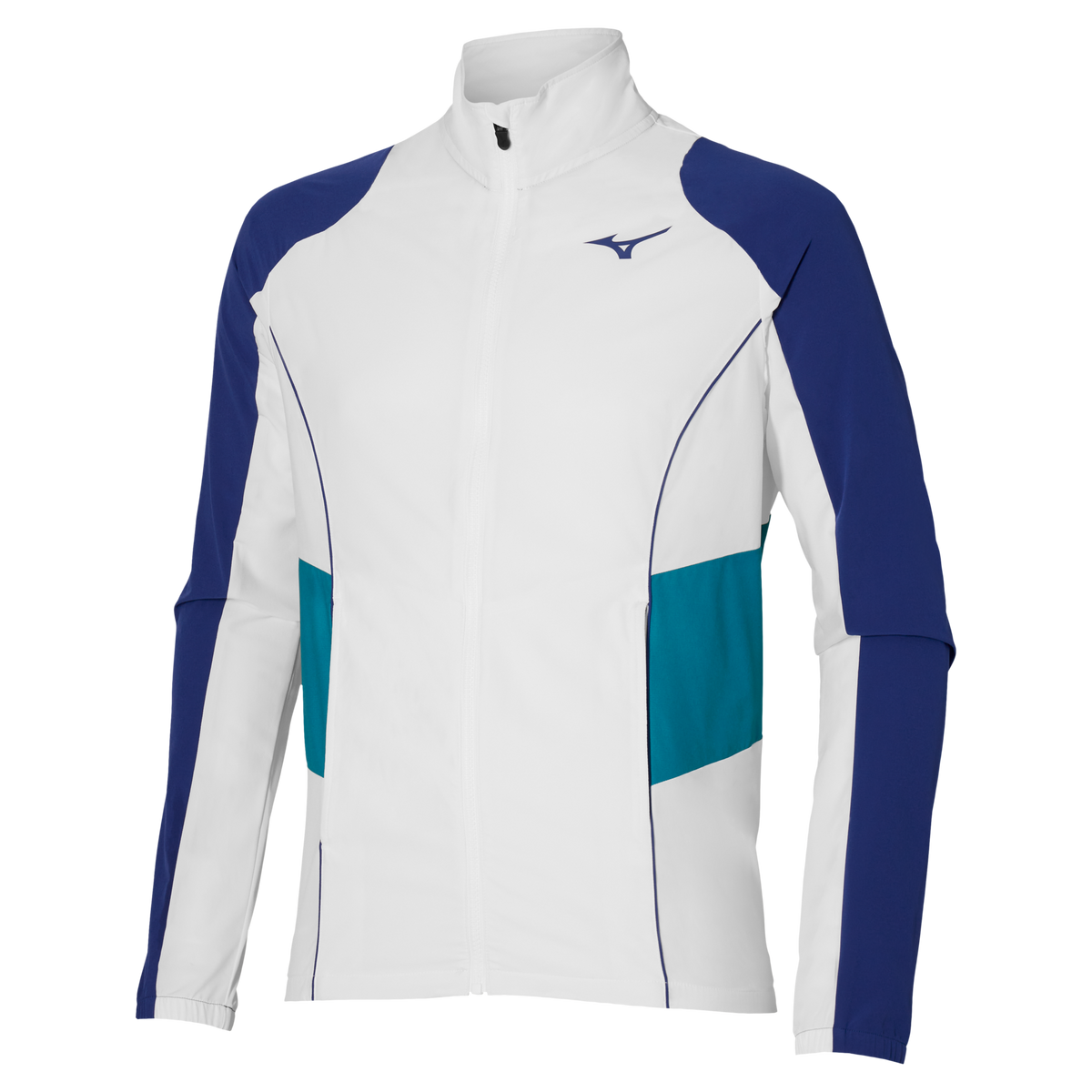Mizuno Usa 650001 Racquet Sports Men’s Shadow Jacket - White (0000) - Extra Large (xxl)