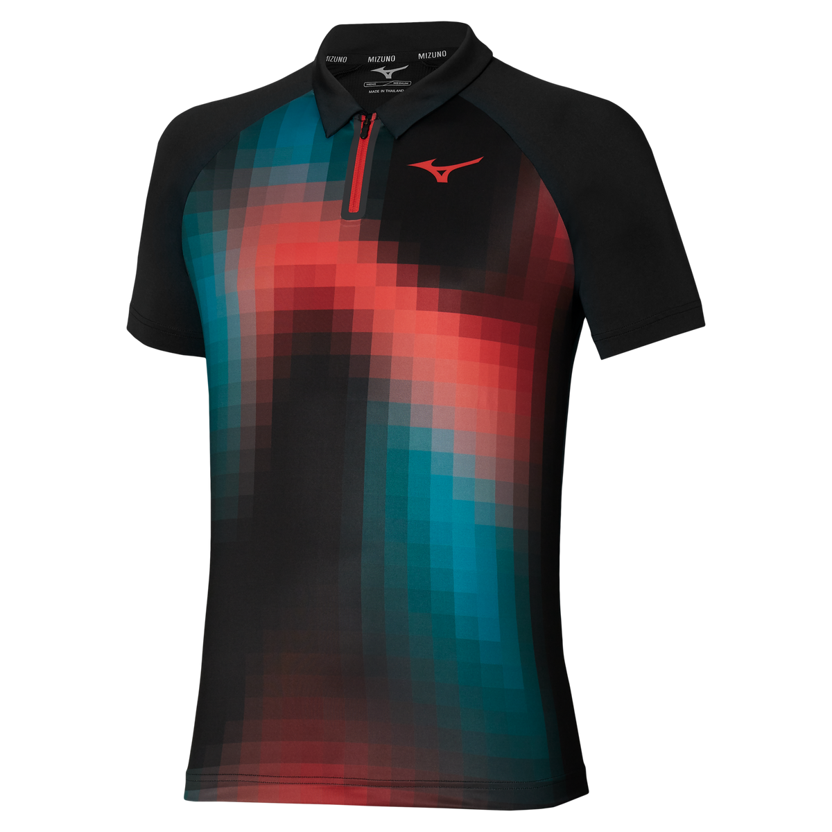 Mizuno Usa 650006 Racquet Sports Men’s Shadow Polo - Black (9090) - Extra Large (xxl)