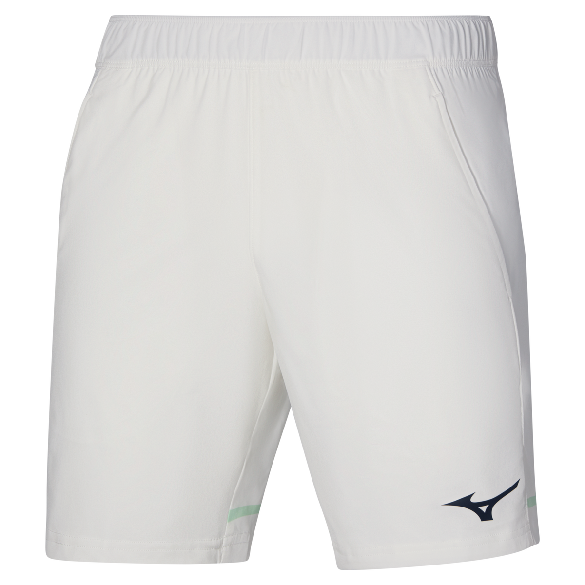 Mizuno Usa 650008 Racquet Sports Men’s 8-inch Flex Short (lined) - White (0000) - Extra Large (xxl)