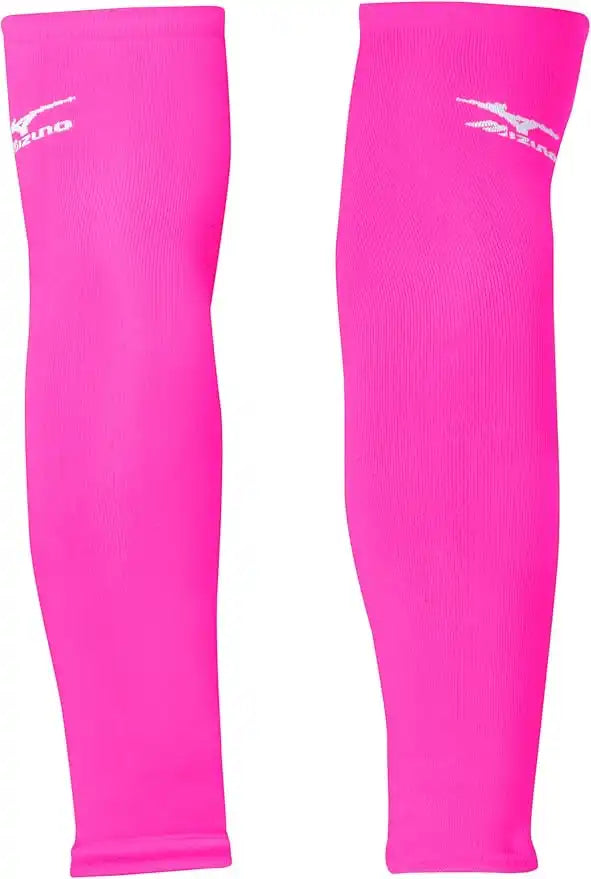 Mizuno Volleyball Arm Sleeves - Blue Turquoise - Neon Pink / one Size