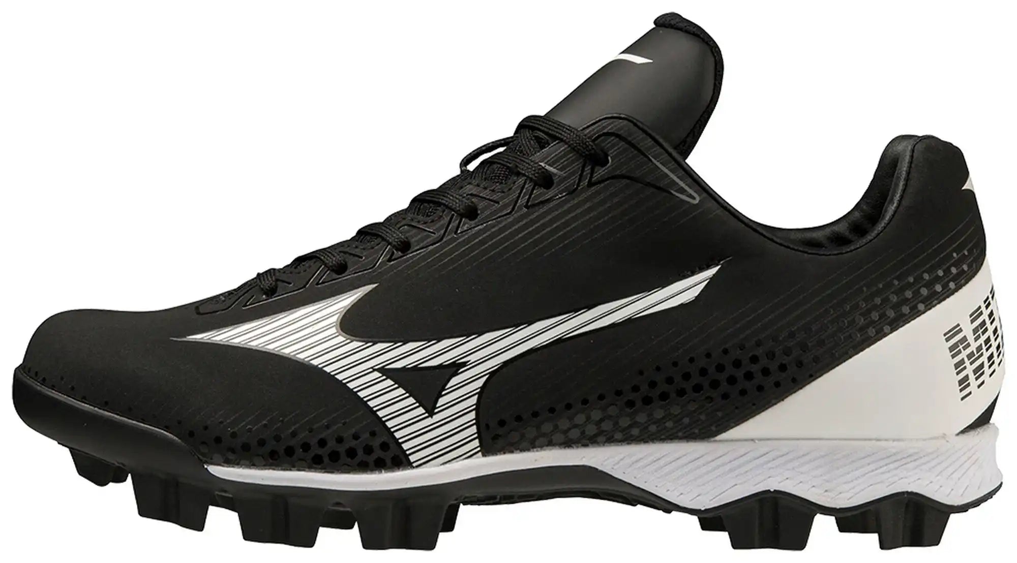Mizuno Wave Finch Lightrevo Women’s Molded Fastpitch Softball Cleats - Black White
