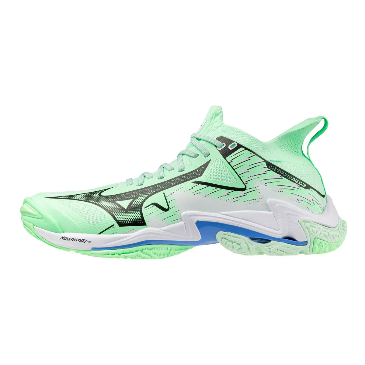 Mizuno Wave Lightning Neo 3 Lightweight Unisex Volleyball Shoe - Mint White