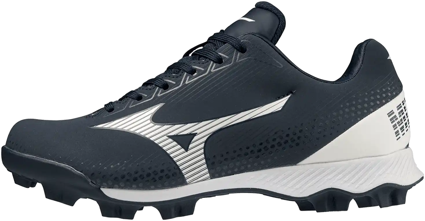 Mizuno Wave Lightrevo Low Molded Cleats - Navy White