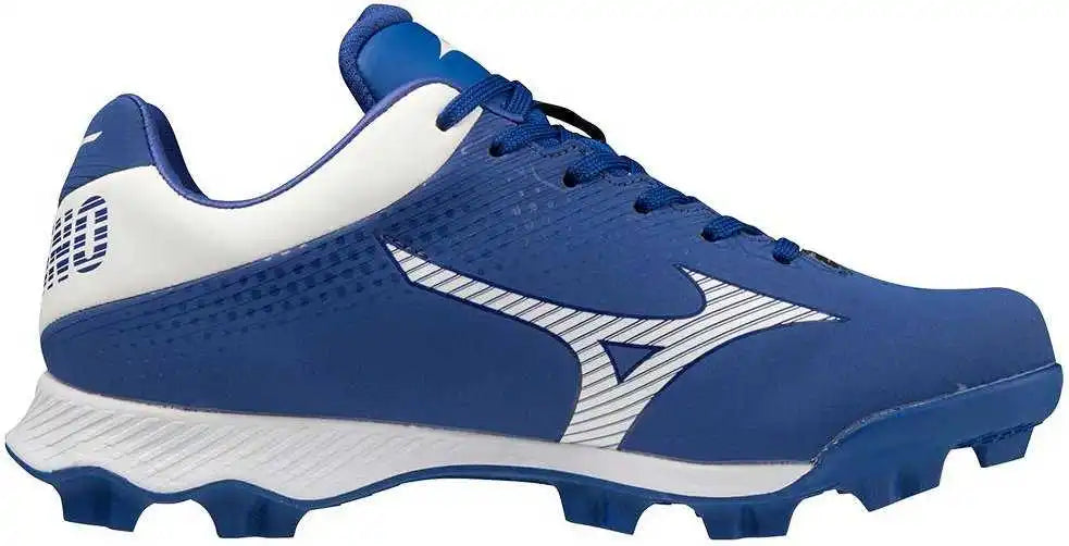 Mizuno Wave Lightrevo Low Molded Cleats Royal White