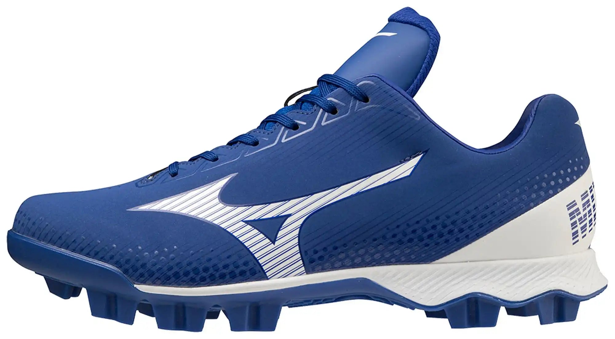 Mizuno Wave Lightrevo Tpu Men’s Molded Low Baseball Cleat - Royal White
