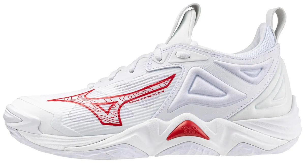 Mizuno Wave Menentum 3 Women’s Volleyball Shoe - White Red