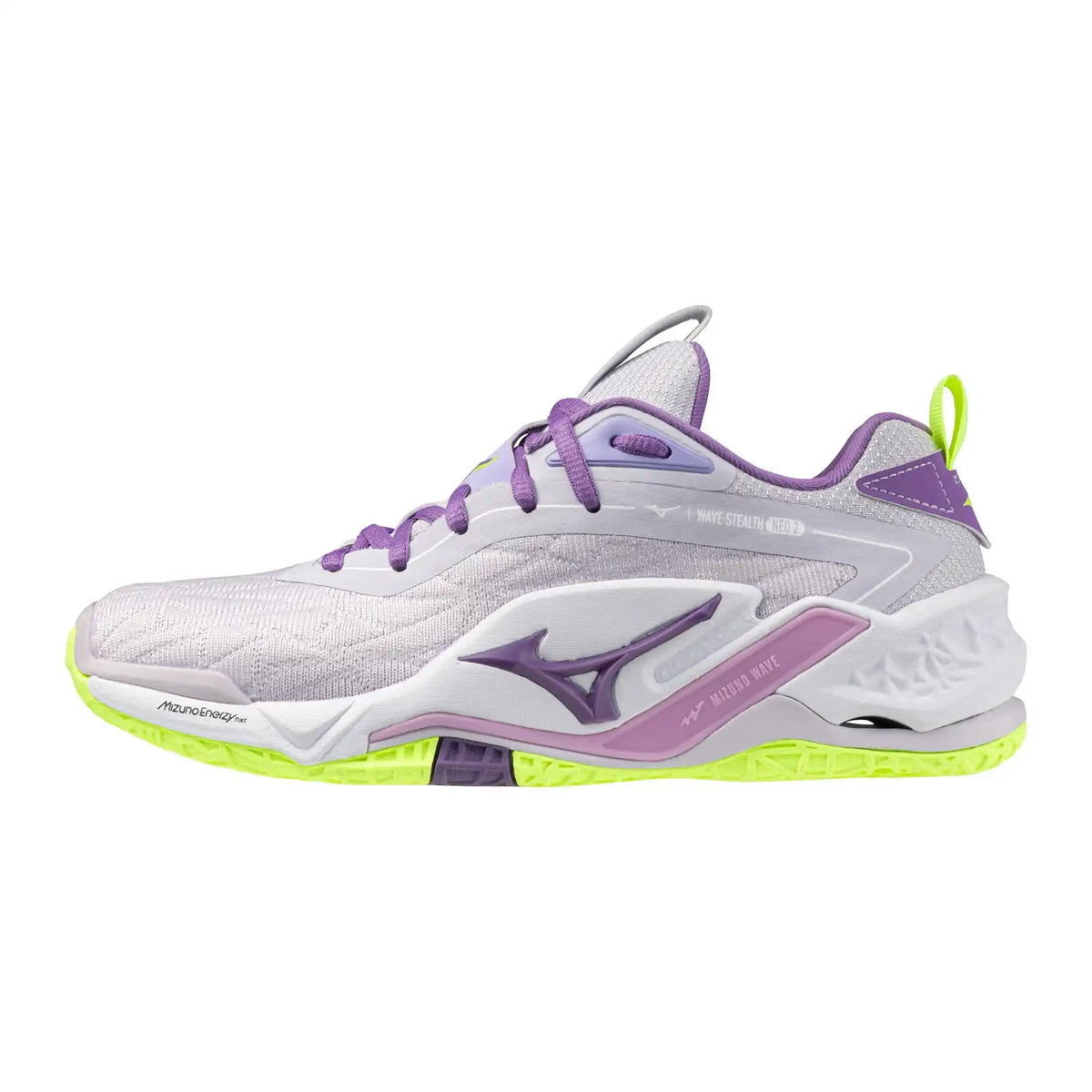 Mizuno Wave Stealth Neo 2 Unisex Volleyball Shoe - White Lavander