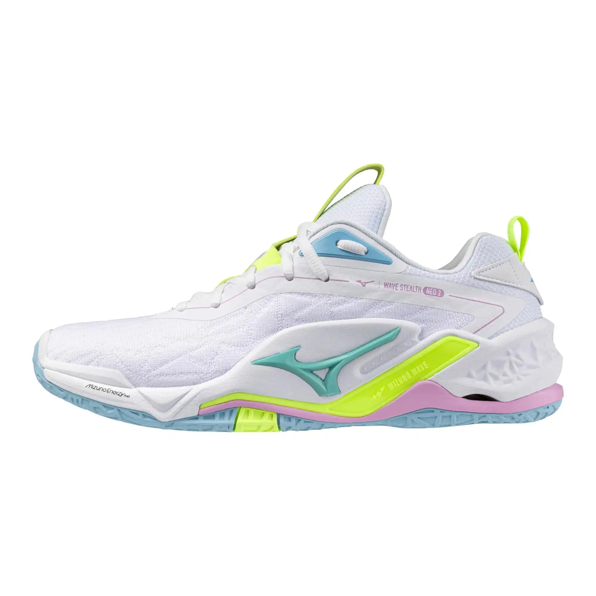 Mizuno Wave Stealth Neo 2 Unisex Volleyball Shoe - White Lime