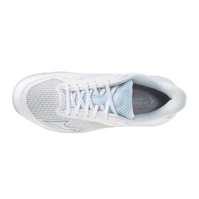 Mizuno Wave Strike Ac Women Tennis Shoes - White Ice Water