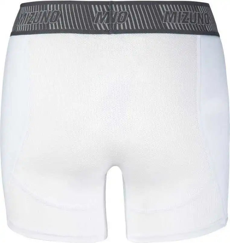Mizuno Women’s Aero Vent Padded Sliding Short - White
