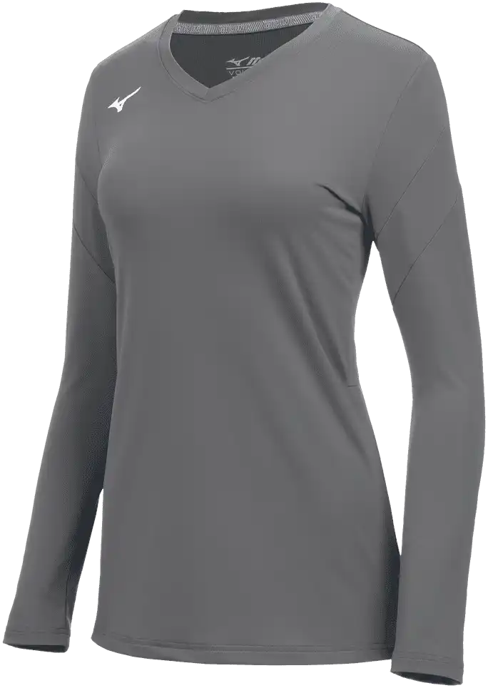 Mizuno Women’s Balboa 6 Long Sleeve Volleyball Jersey - Quiet Shade