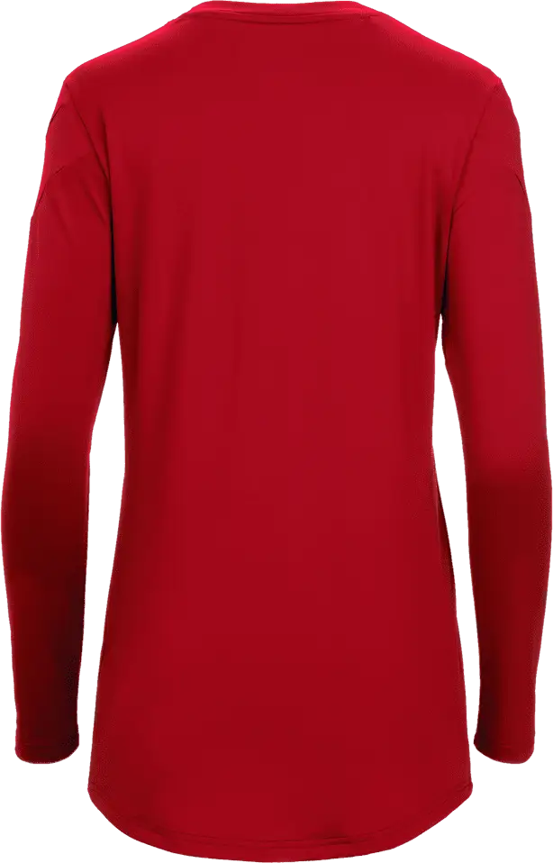 Mizuno Women’s Balboa 6 Long Sleeve Volleyball Jersey - Red