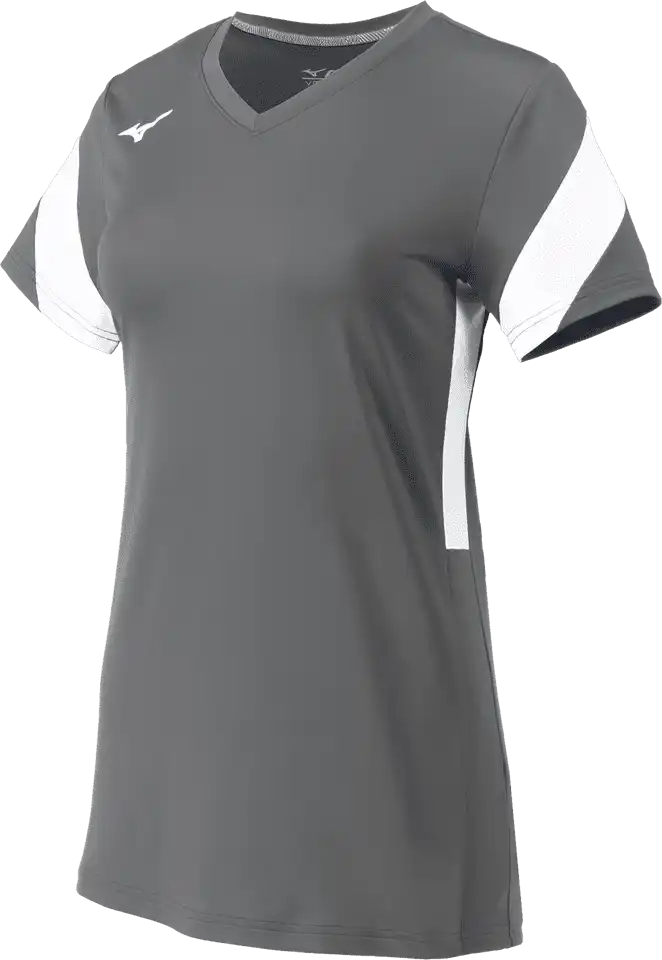 Mizuno Women’s Balboa 6 Short Sleeve Volleyball Jersey - Shade White