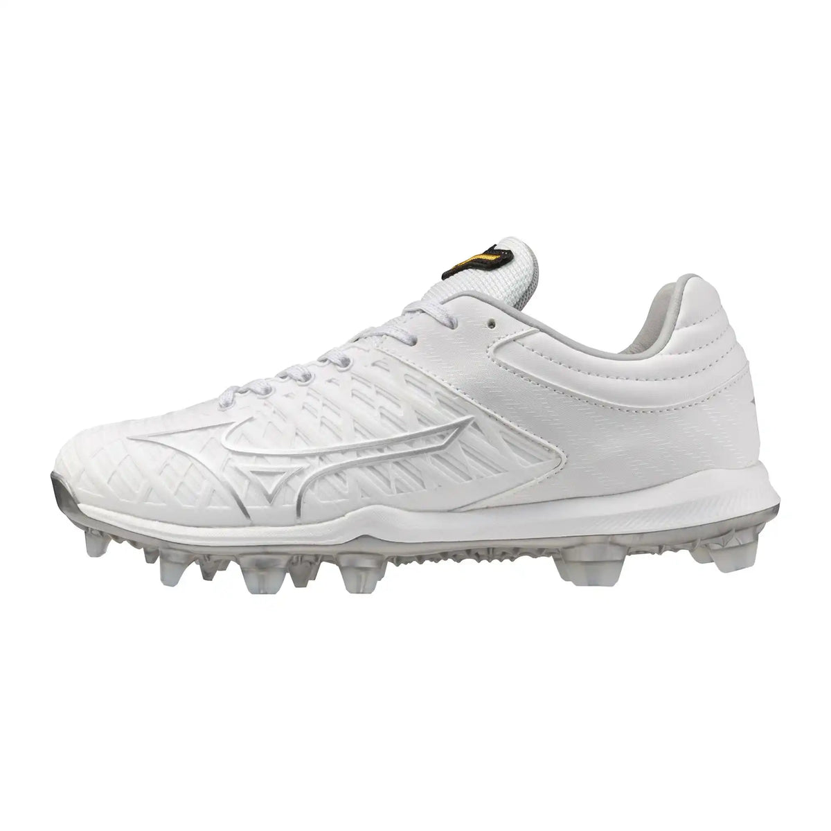 Mizuno Women’s Pro Fp Low Molded Cleats - White Silver