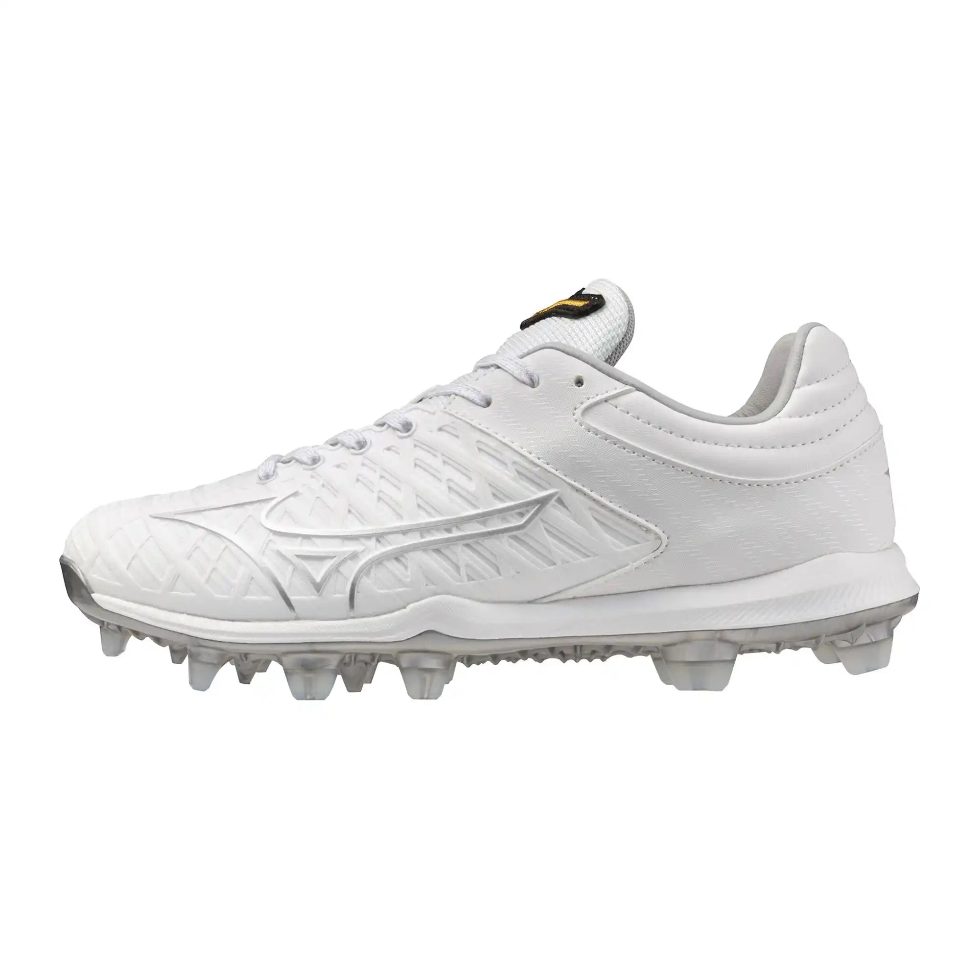 Mizuno Women’s Pro Fp Low Molded Cleats - White Silver