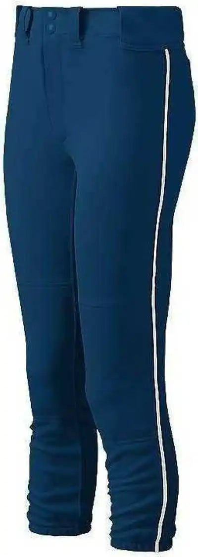 Mizuno Women’s Select Belted Piped Pant Navy White
