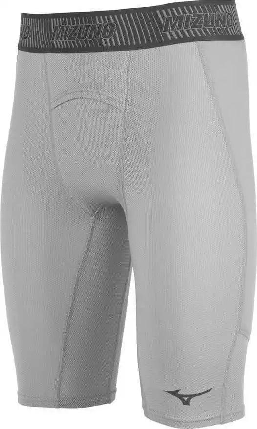 Mizuno Youth Aero Padded Sliding Short - Gray