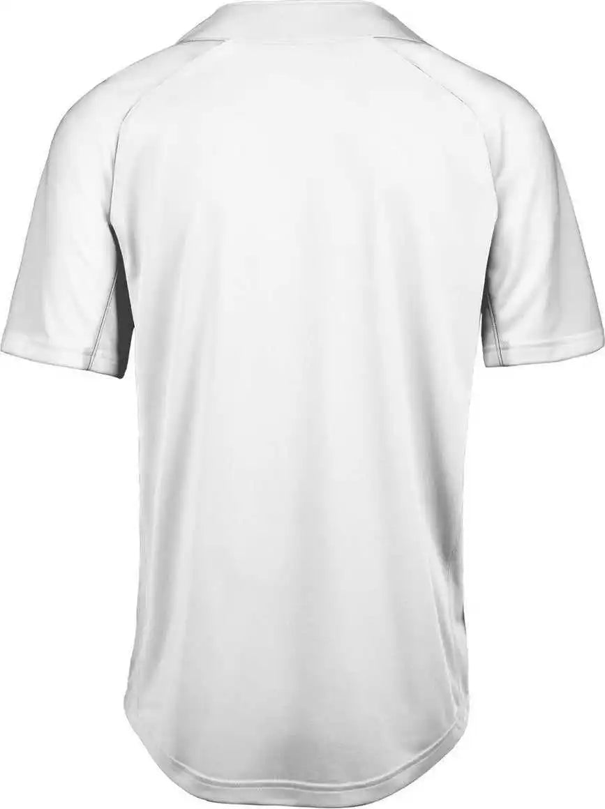 Mizuno Youth Aerolite 2-button Baseball Jersey - White