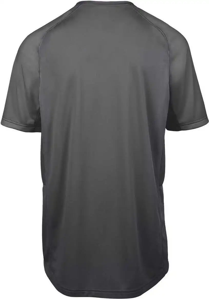 Mizuno Youth Aerolite Crew Baseball Jersey - Charcoal