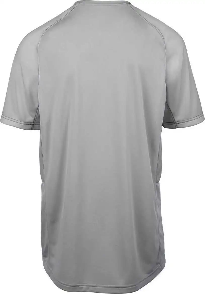 Mizuno Youth Aerolite Crew Baseball Jersey - Gray