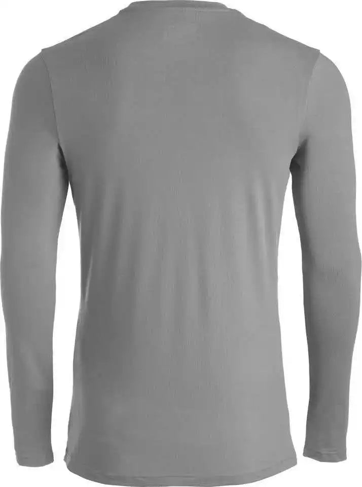 Mizuno Youth Comp Diamond Long Sleeve Crew - Gray