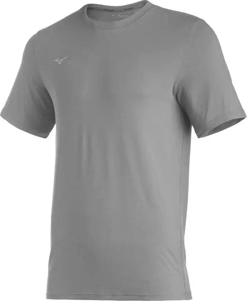 Mizuno Youth Comp Diamond Short Sleeve Crew - Gray