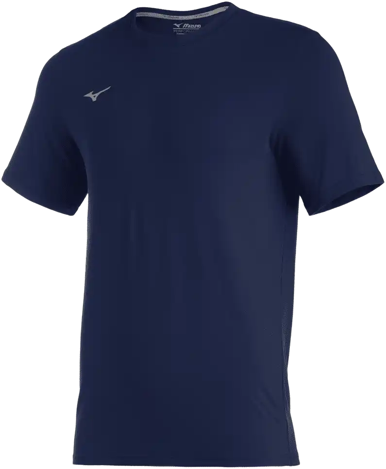 Mizuno Youth Comp Diamond Short Sleeve Crew - Navy