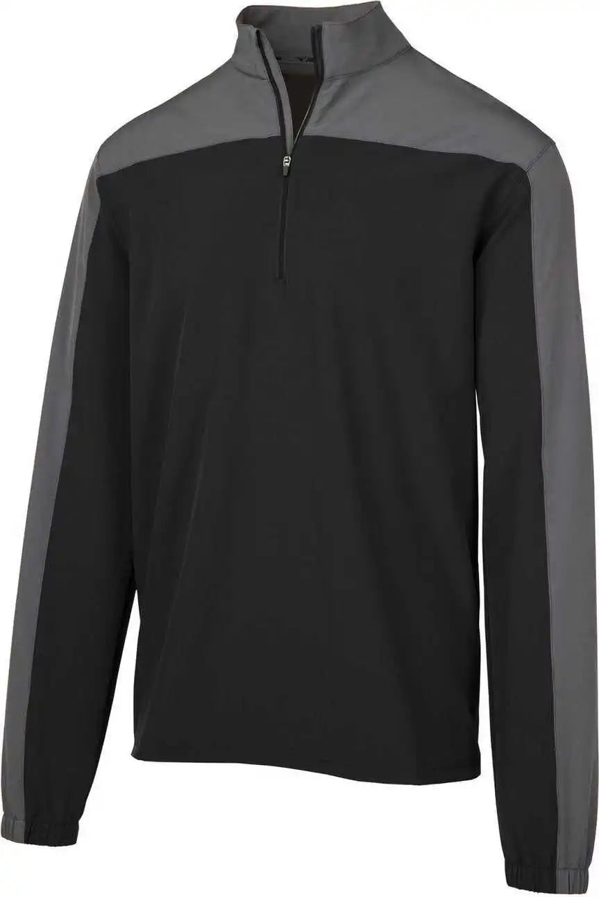 Mizuno Youth Comp Long Sleeve Batting Jacket - Black Shade