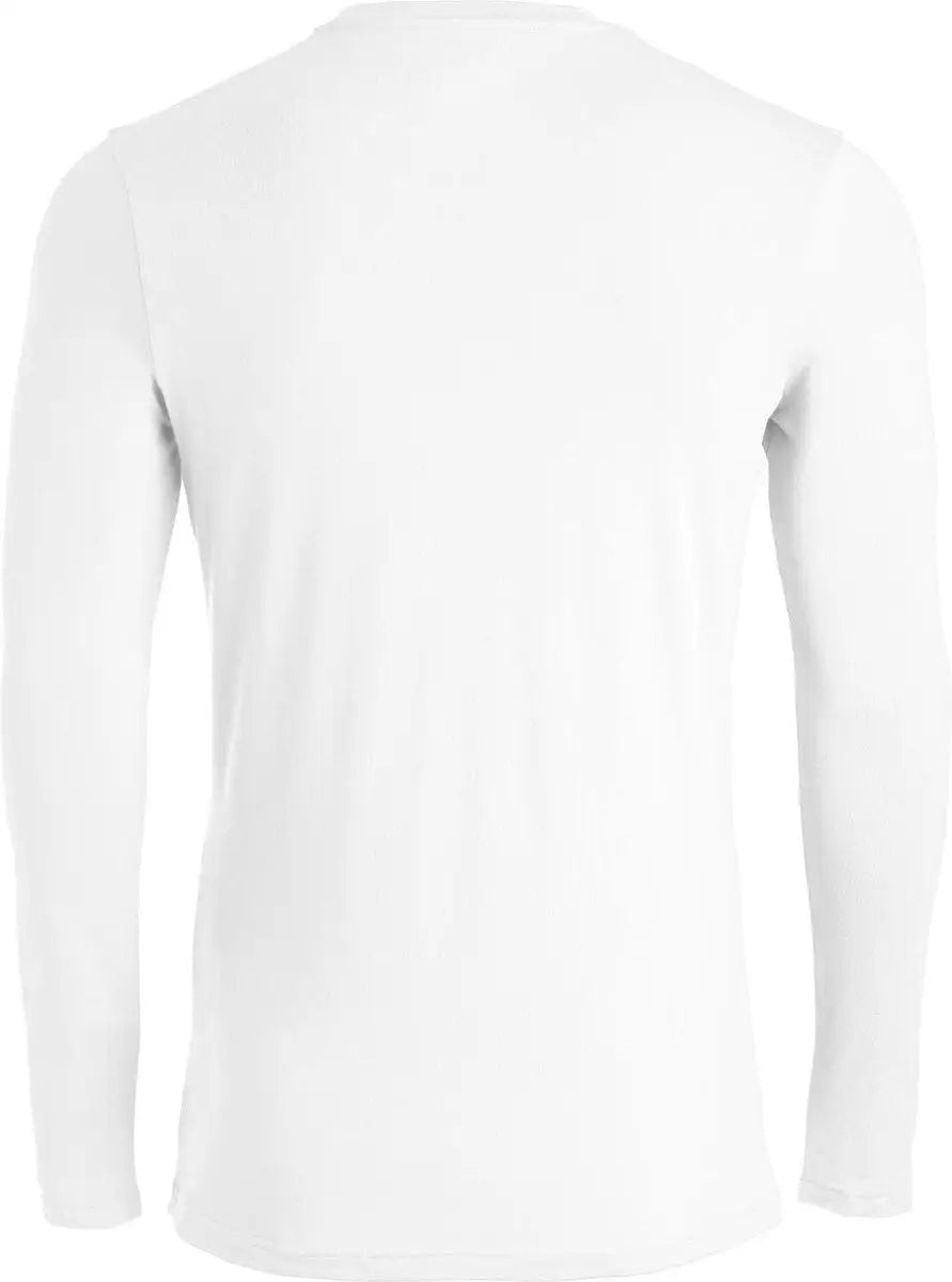 Mizuno Youth Compression Diamond Long Sleeve Crew - White