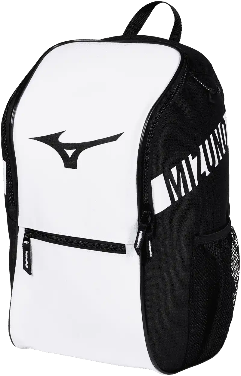 Mizuno Youth Future Backpack - White Black