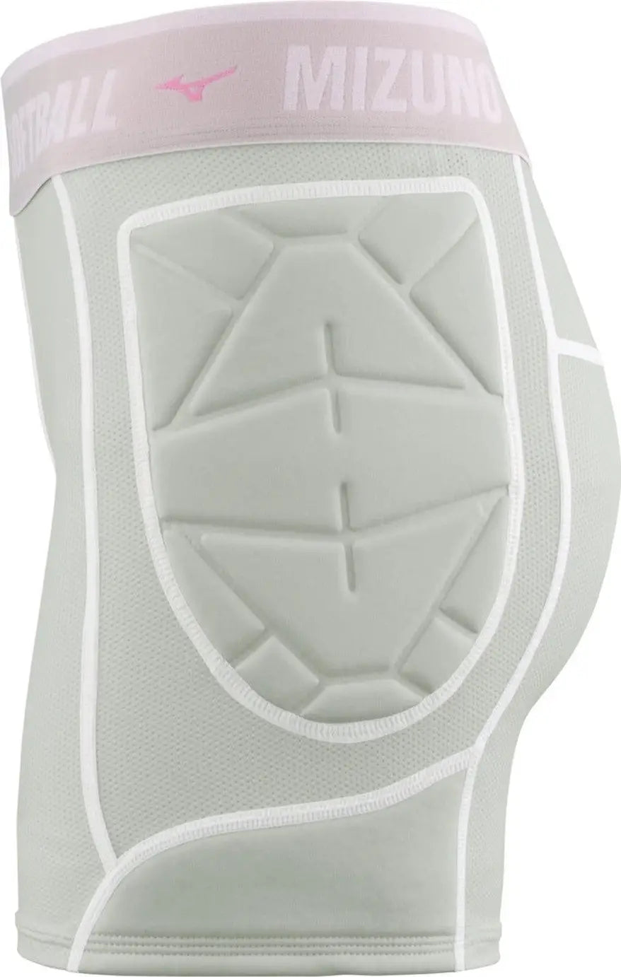 Mizuno Youth Girl’s Rb Shield Padded Sliding Short - Gray