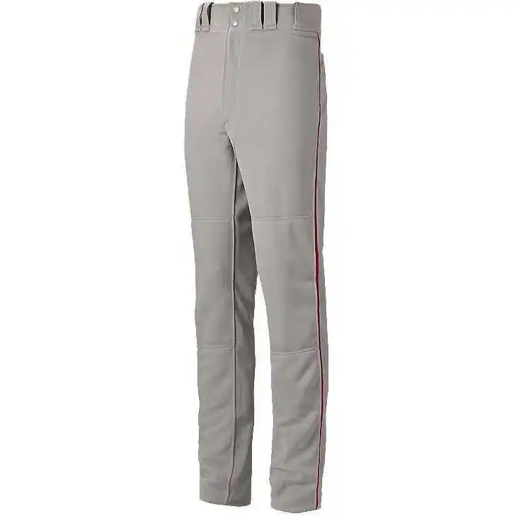 Mizuno Youth Select Pro Piped Pants Gray Red