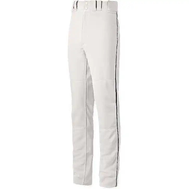Mizuno Youth Select Pro Piped Pants - White Black