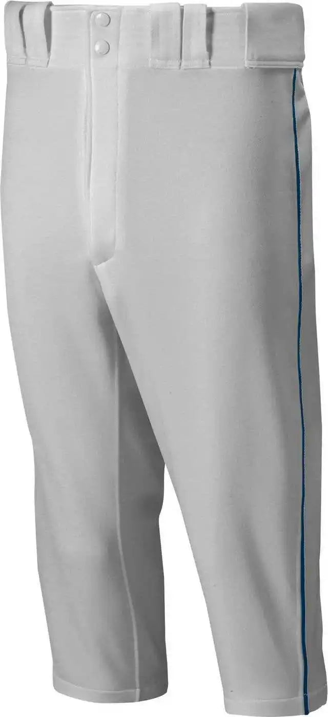 Mizuno Youth Select Short Pants Pipped - Gray Navy
