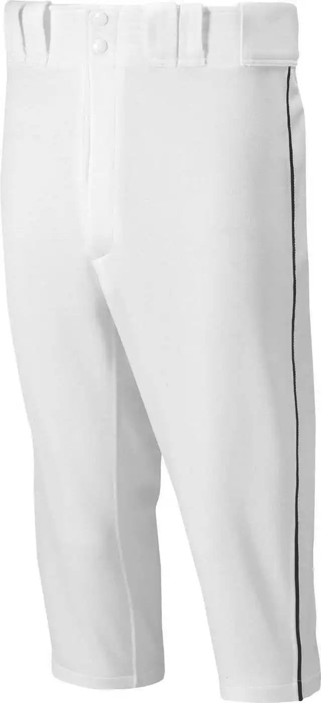 Mizuno Youth Select Short Pants Pipped - White Black
