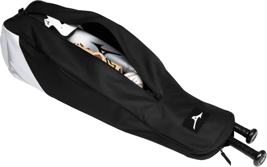 Mizuno Youth Stick Bag - Black White