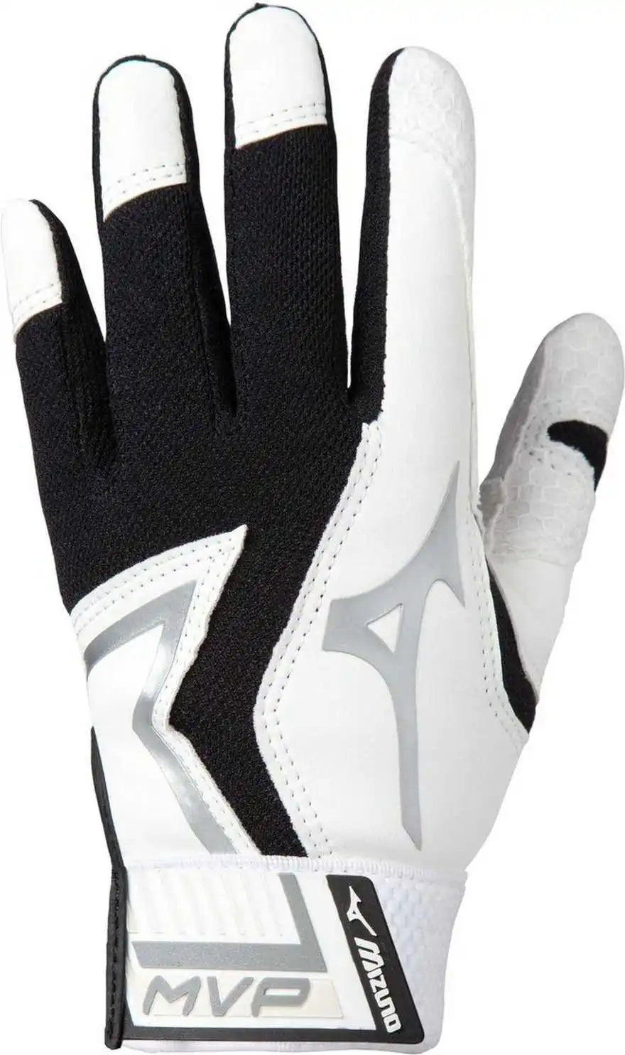 Mizuno Youth Tee Ball Mvp Batting Gloves 330411 - Black - T-ball Size
