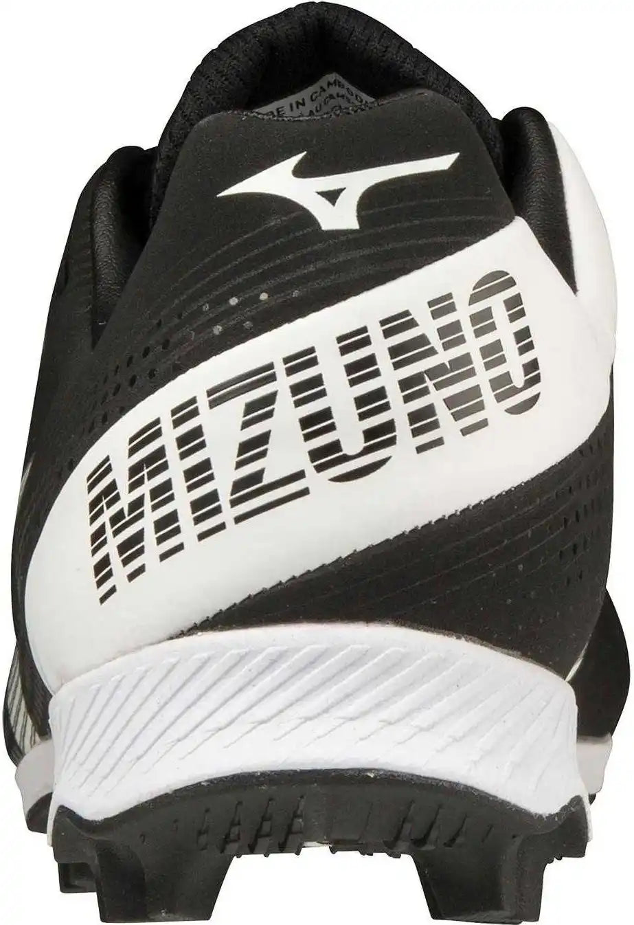 Mizuno Youth Wave Finch Lightrevo Jr Low Molded Cleats - Black White