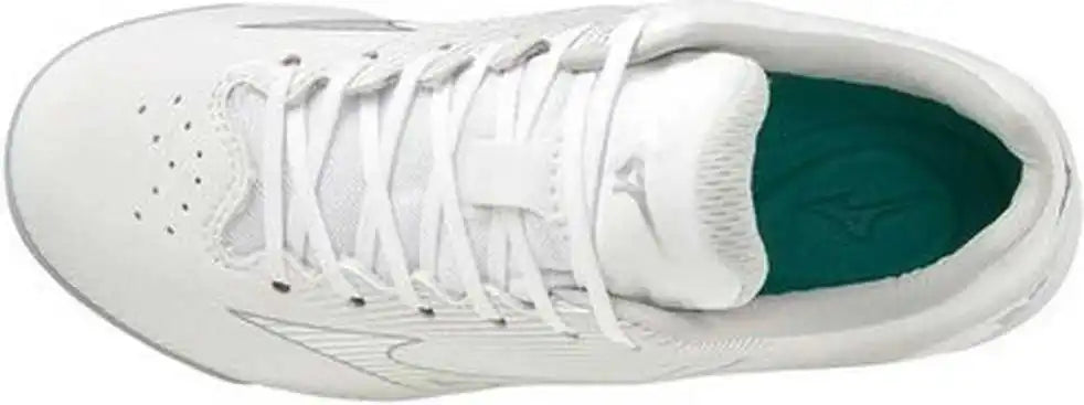 Mizuno Youth Wave Finch Lightrevo Jr Low Molded Cleats - White