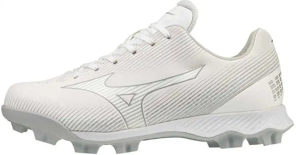 Mizuno Youth Wave Finch Lightrevo Jr Low Molded Cleats - White