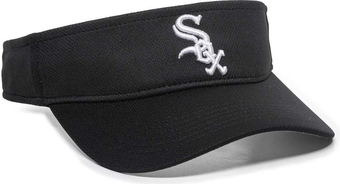 Oc Sports Mlb-185 Traditional Visor - Chicago White Sox - Black / one Size Fits Most