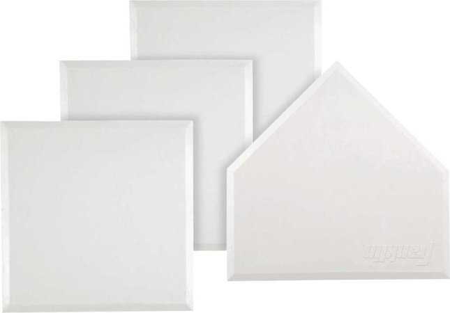 Franklin Mlb 4pc Throw Down Rubber Base Set - White