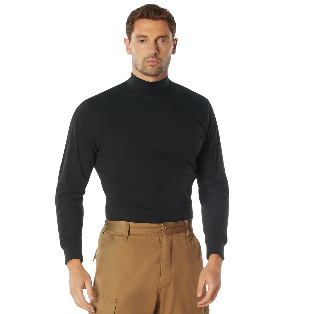 Mock Turtleneck - Black / s