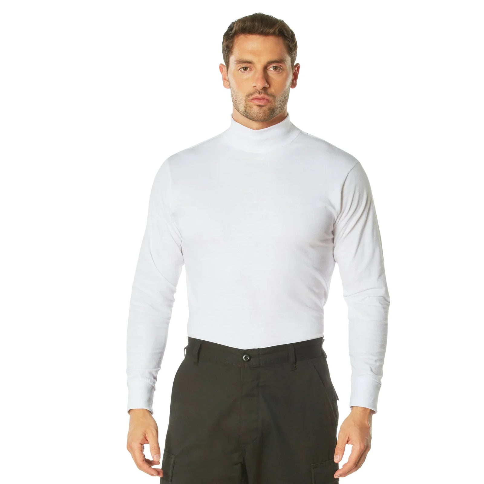 Mock Turtleneck - White / s