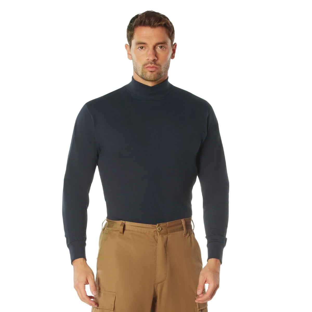 Mock Turtleneck - Midnight Navy Blue / s