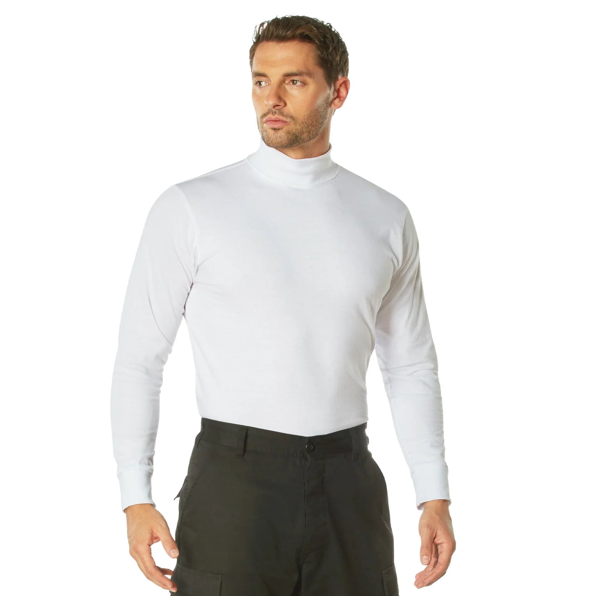 Mock Turtleneck - White / s