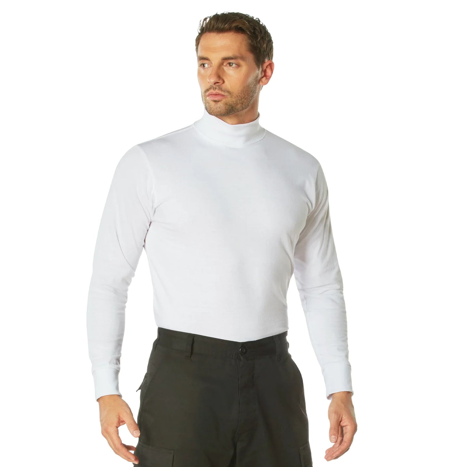 Mock Turtleneck - White / s