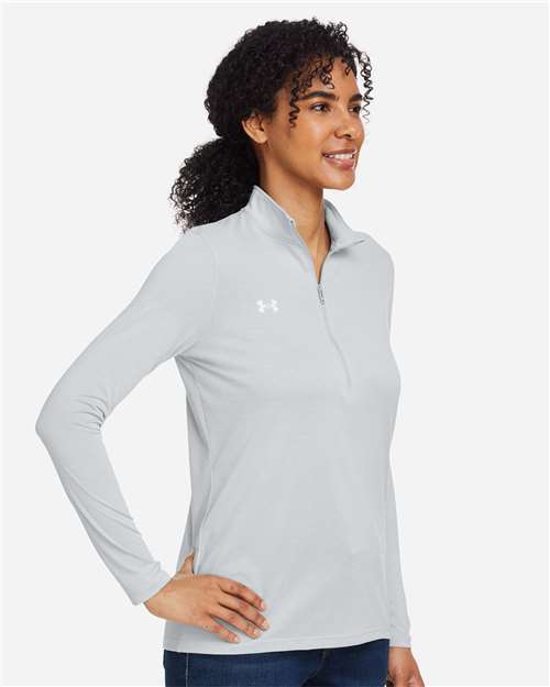 Mod Grey Light Heather/ White Women's Team Tech™ Half-Zip - 1376862