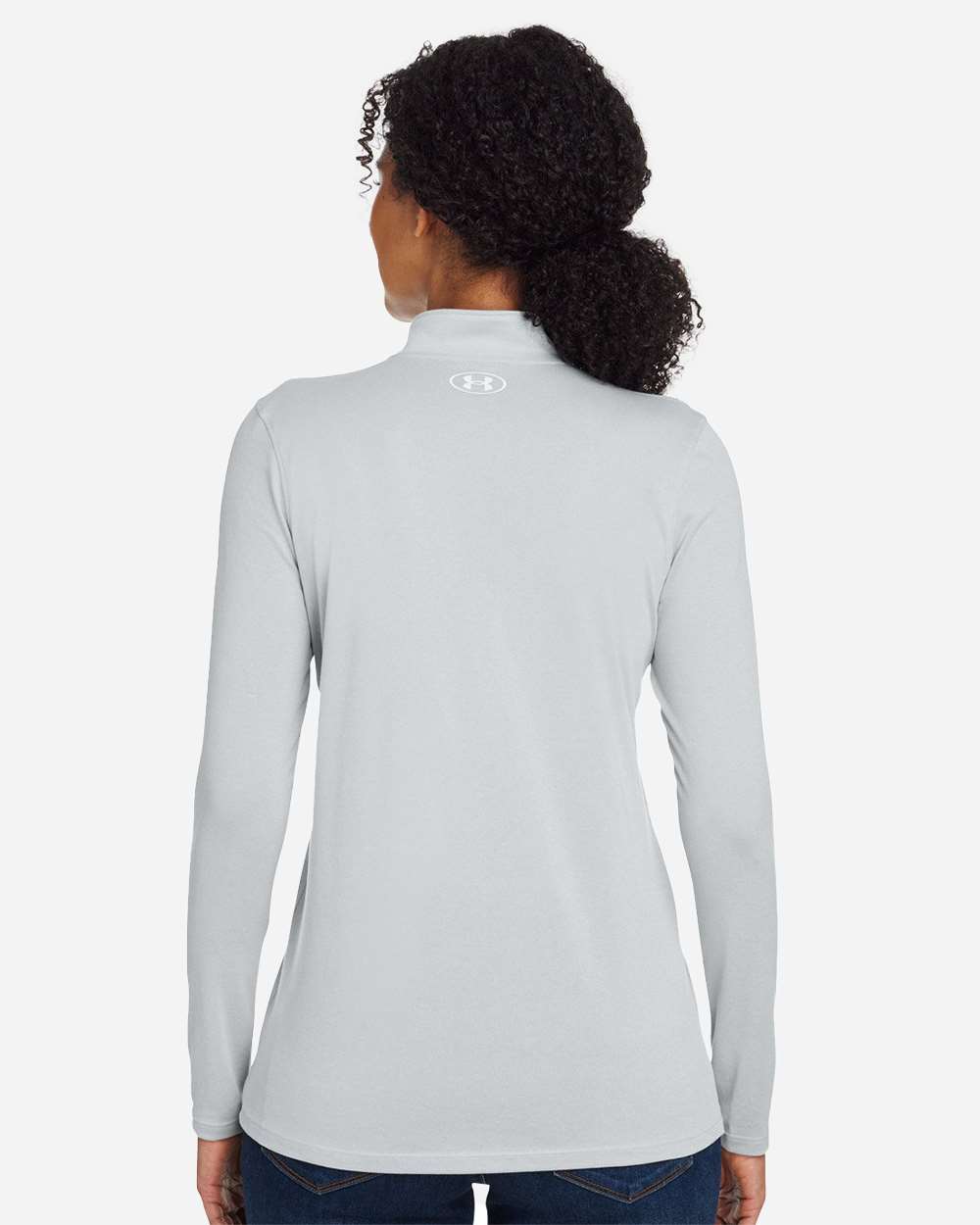 Mod Grey Light Heather/ White Women's Team Tech™ Half-Zip - 1376862