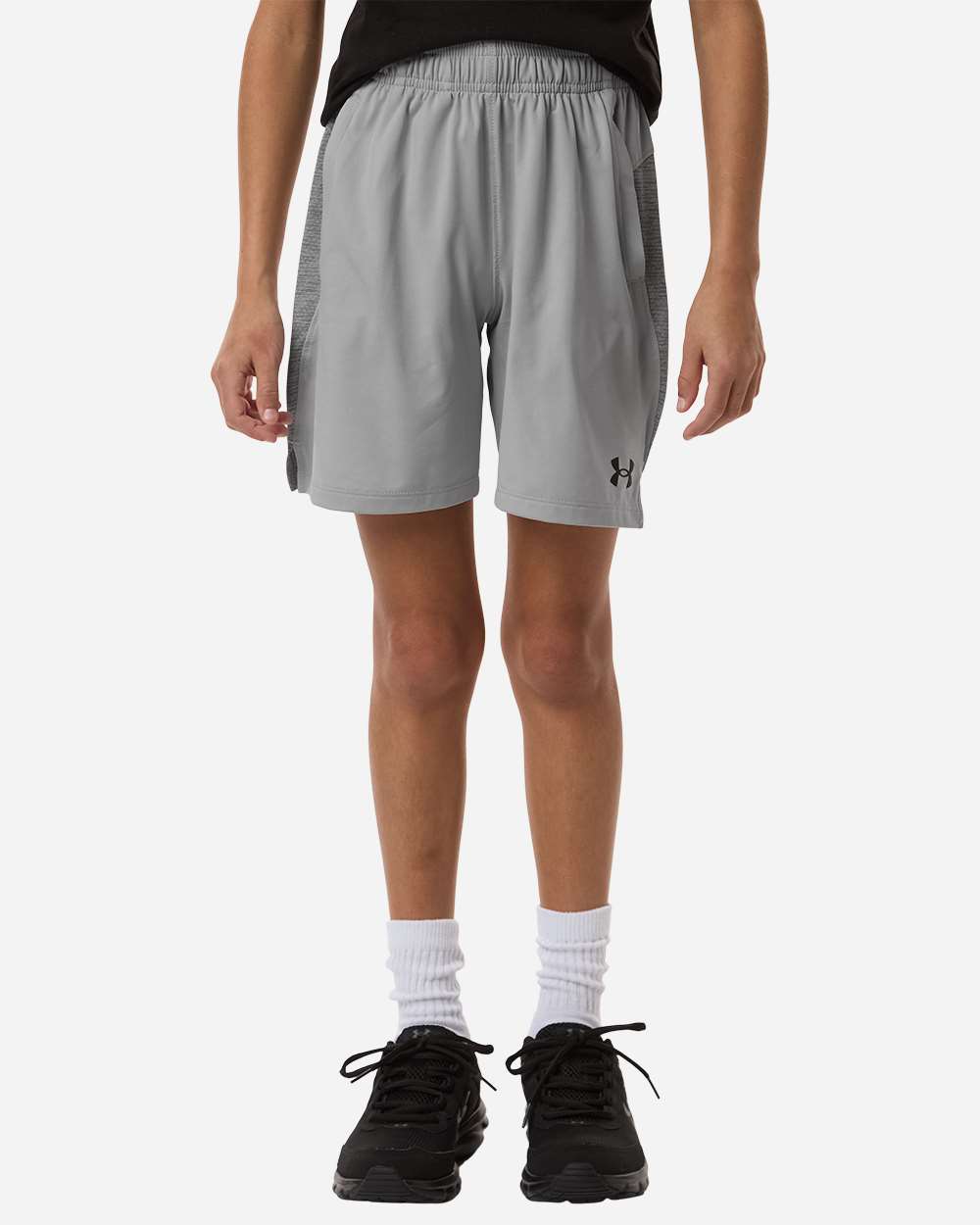 Mod Grey/ Mod Grey/ Black Youth Tech Vent Short - 6012348